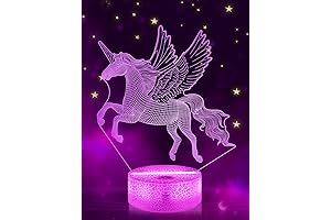 Kids Night Light Soccer 3D Optical Illusion Lamp