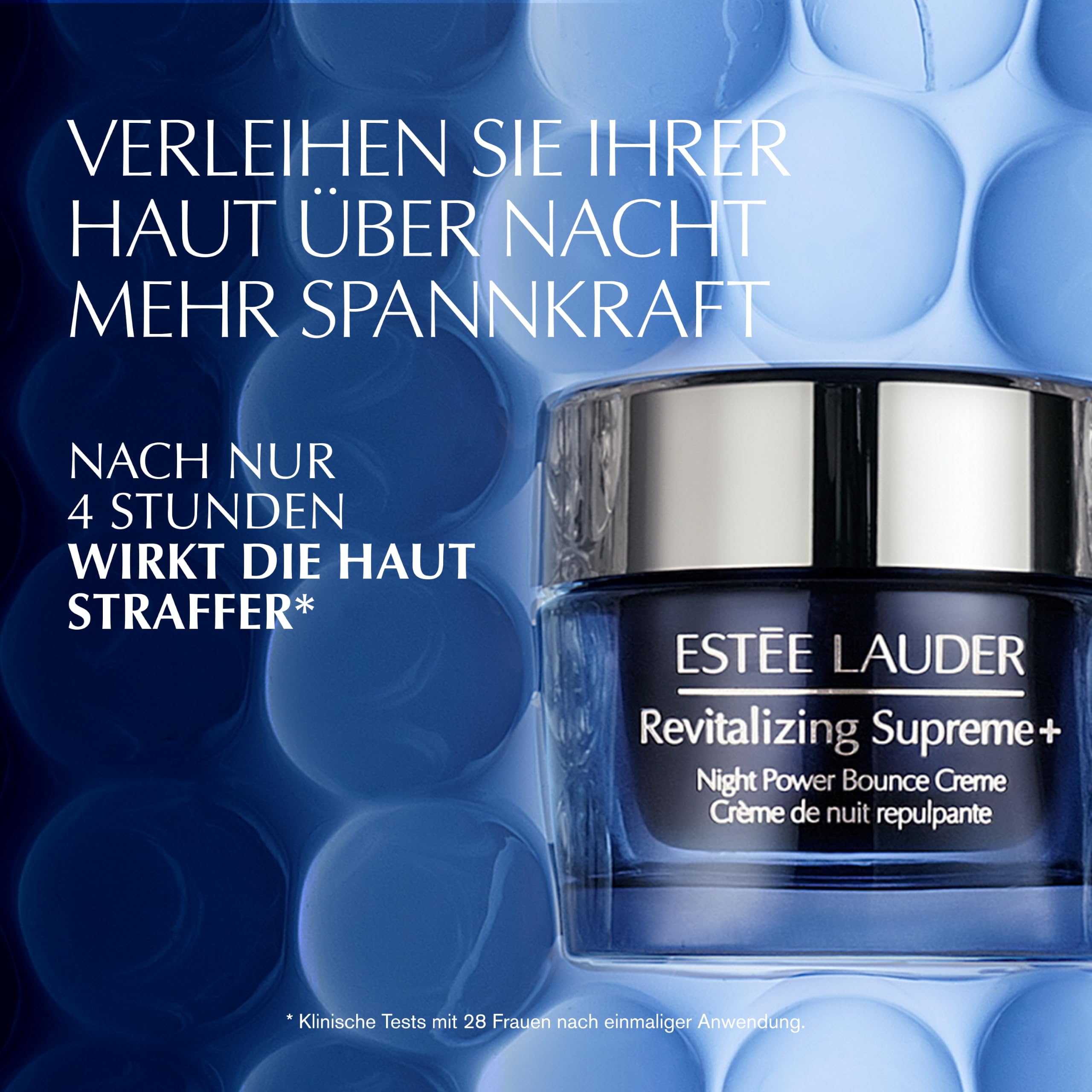 Estée Lauder Revitalising Supreme+ Night Power Bounce Cream | Nachtcreme mit Peptiden | Wirkt sichtbarem Kollagenverlust entgegen | Für straffere, geliftete Haut, 50ml