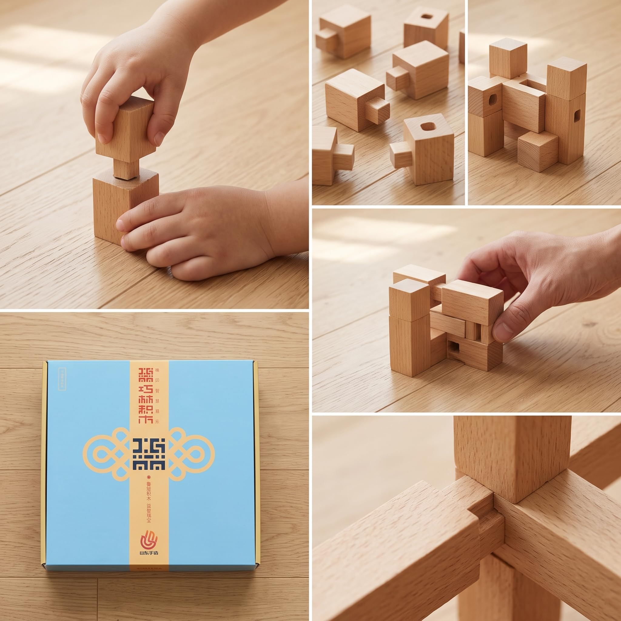 bausteine Steckspiel für, Box Konstruktionsspielzeug aus, 42 Teile