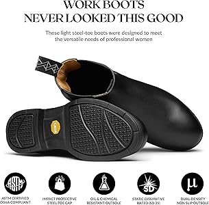 Amazon.com: Xena Workwear Valence V1 Steel Toe Women's Chelsea