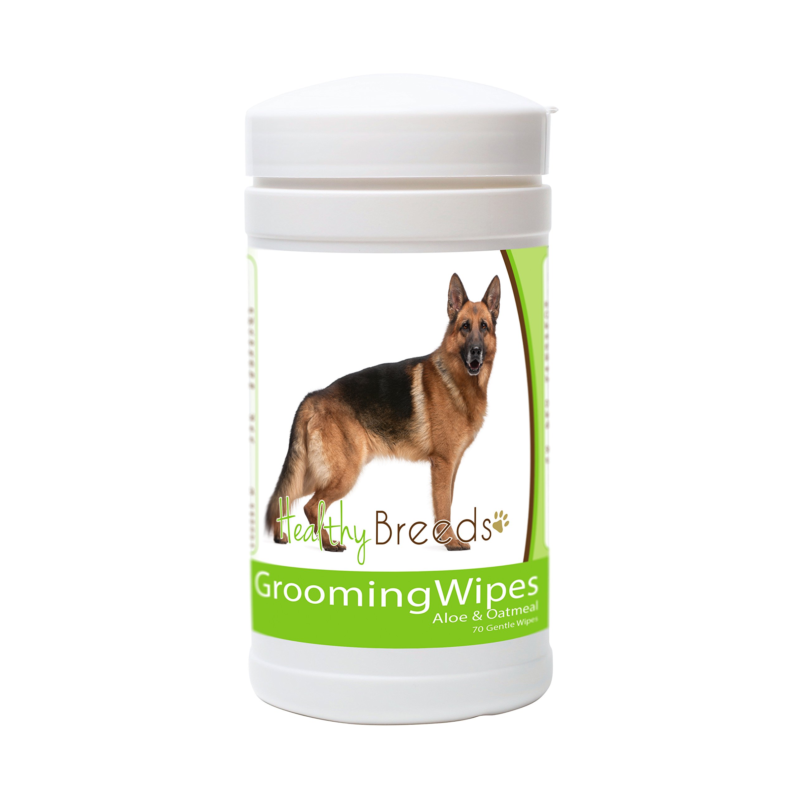 Healthy Breeds German Shepherd Grooming Wipes, Side