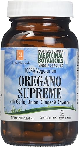 Fórmula cruda suprema de orégano 90 Vgc, 0.02 libras