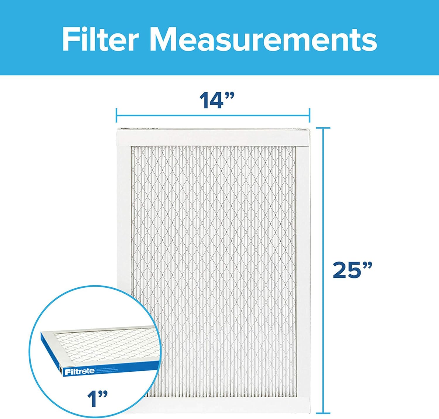 Uр Tо 60% оƒƒ Filtrete 14x25x1, AC Furnace Air Filter, MPR 1900, Healthy Living Ultimate Allergen, 6-Pack (exact dimensions 13.81 x 24.81 x 0.78)