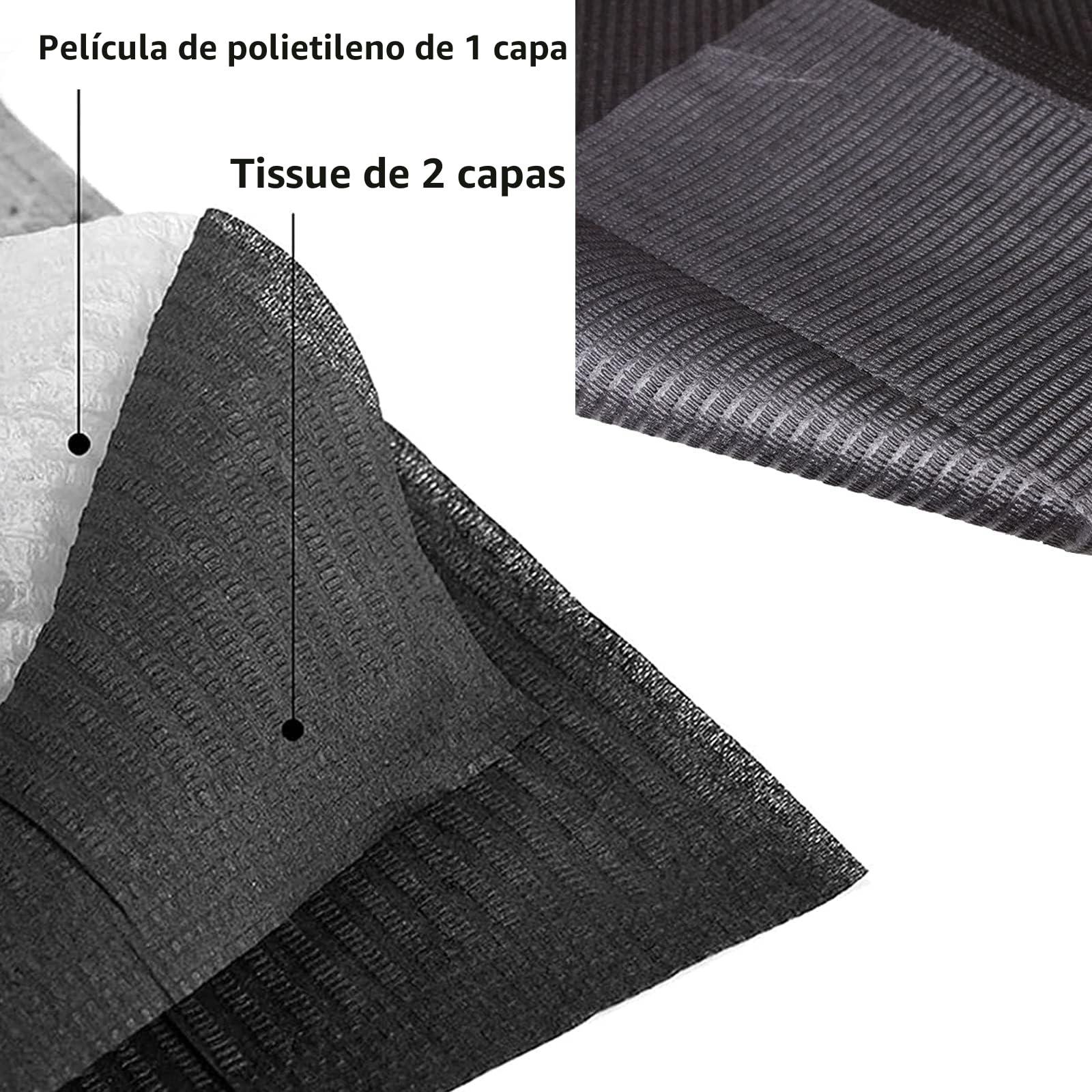 Baberos Dentales Desechables Para Tatuajes Unihuby 50pcs Fundas Mesa