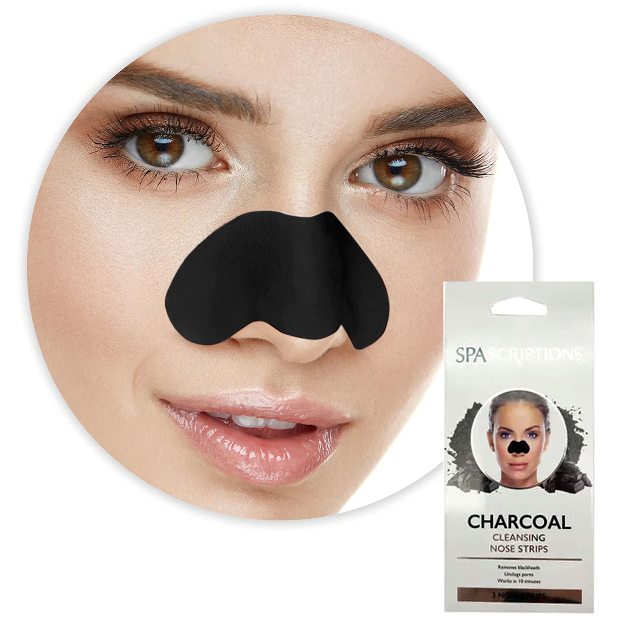 6 Pc Charcoal Deep Cleansing Nose Pore Strips Removes Blackheads Face Peel Acne
