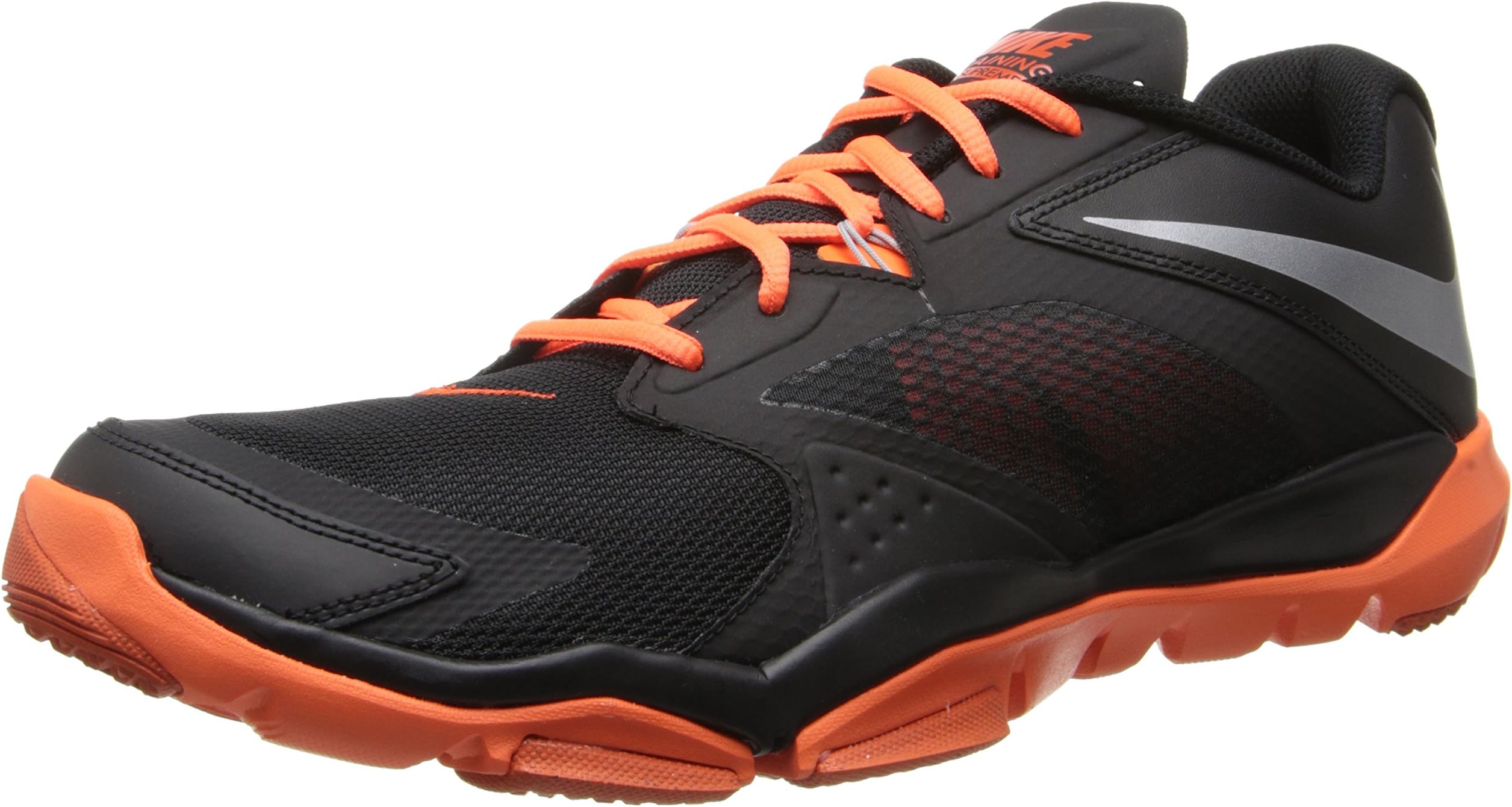 Nike Men's Flex Supreme Tr 3 Black/Metallic Silver/Hypr Crmsn/Tm O Training Shoe 9.5 Men US
