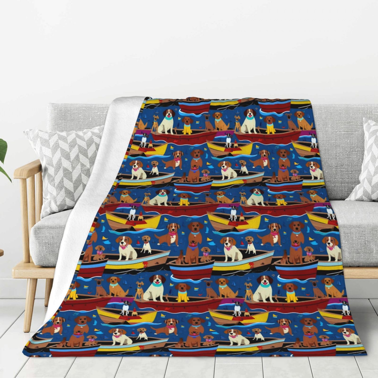 Couverture teckel douce grand plaid épais canapé lit camping