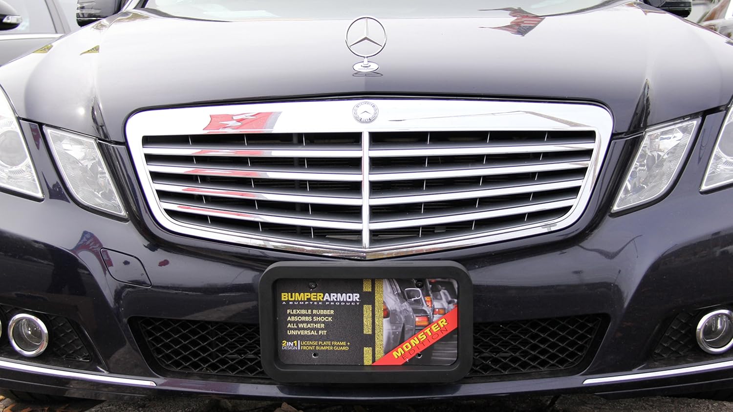 Heavy Duty Front Bumper Guard. Biggest & Toughest Flexible Rubber Front Bumper Protector !… (Monster)