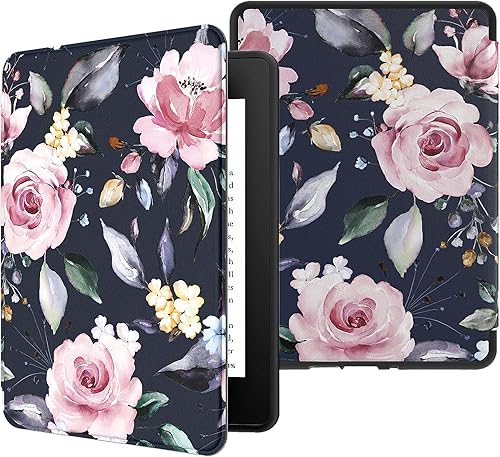 VORI Funda para Kindle Paperwhite (11. generación-2021) y Kindle Paperwhite Signature Edition, suave TPU ligera protectora Smart Shell con apagado y
