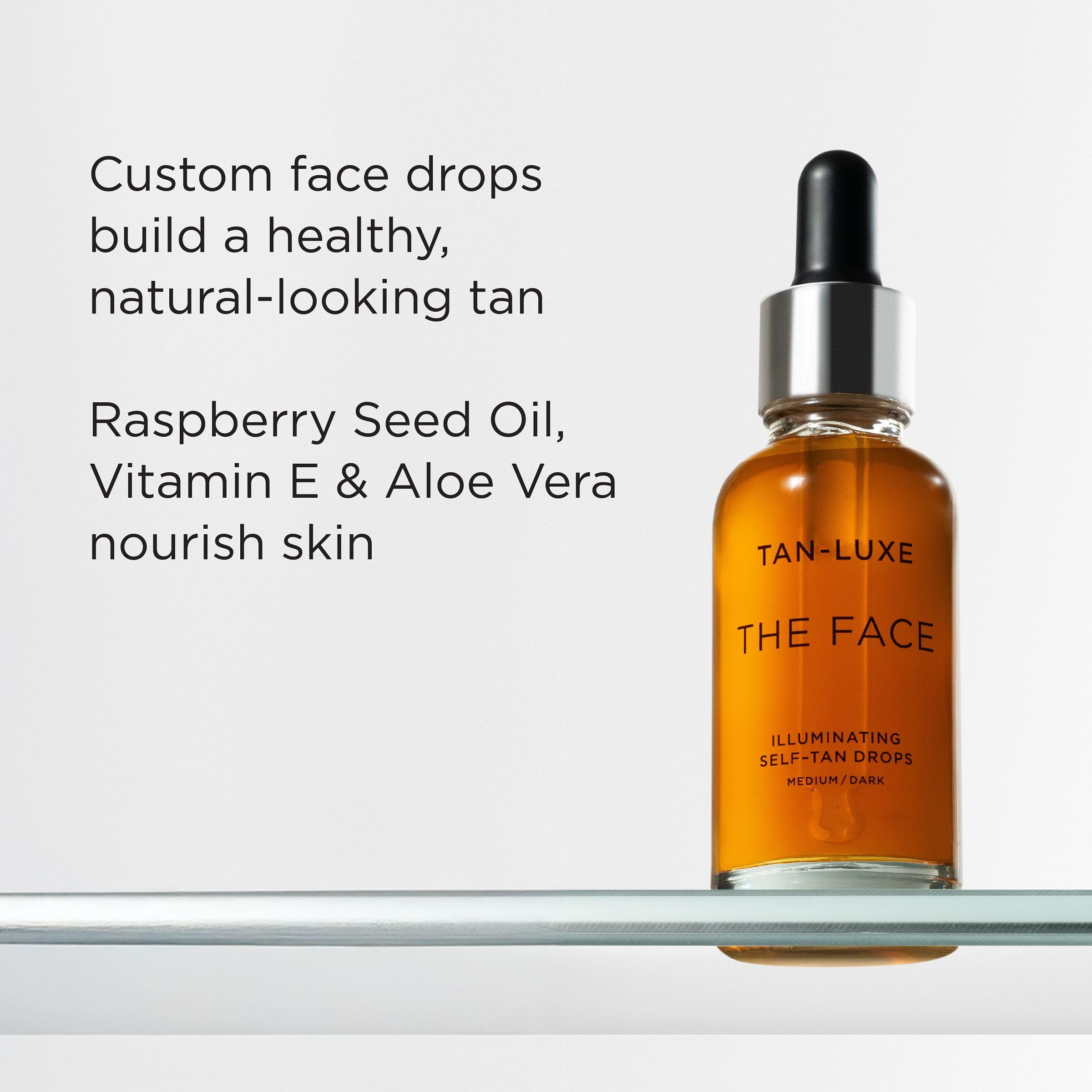 TAN-LUXE THE FACE Self-Tan Drops Add Tanning Drops to Skin Care for Custom Face Tan Cruelty Free & Vegan product thumbnail 5