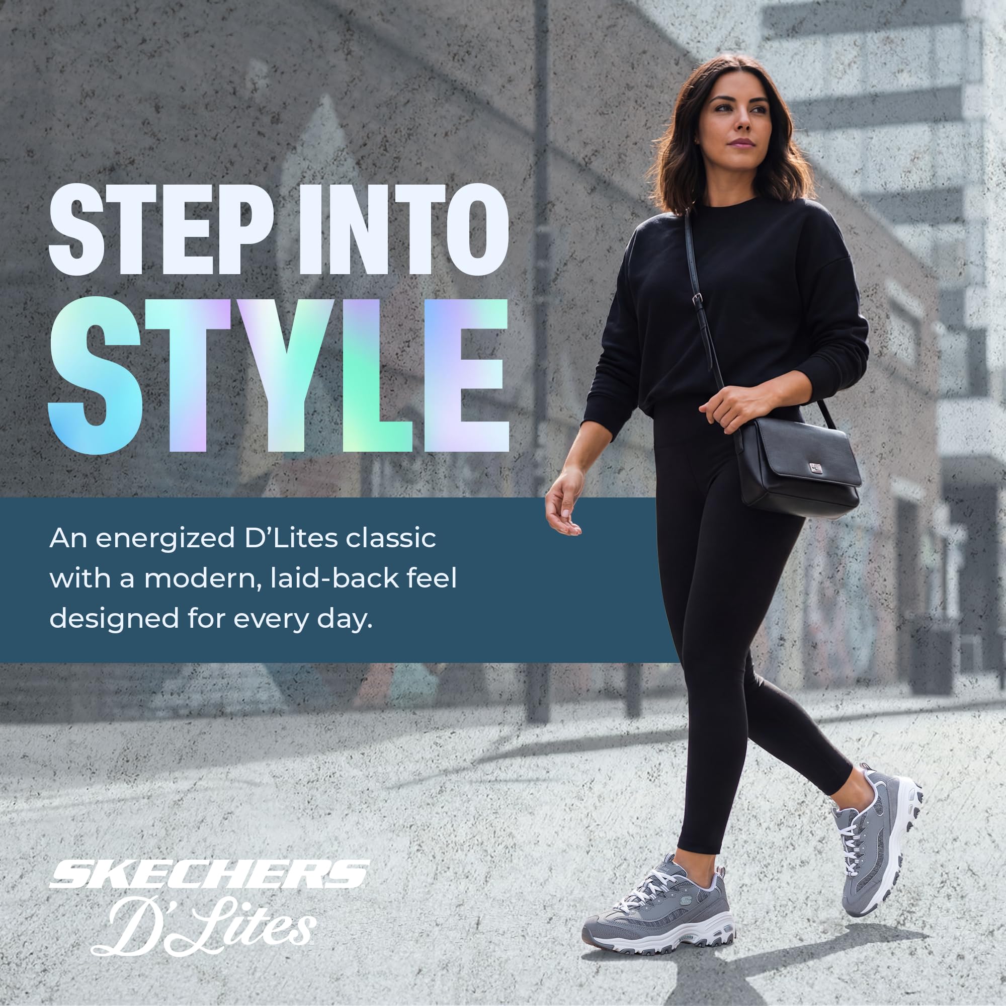 Skechers Sneakers Mujer D Lites Blanco