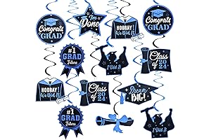 Captivating Blue and Black Graduation Decorations for an Unforgettable Class of 2024 Celebration