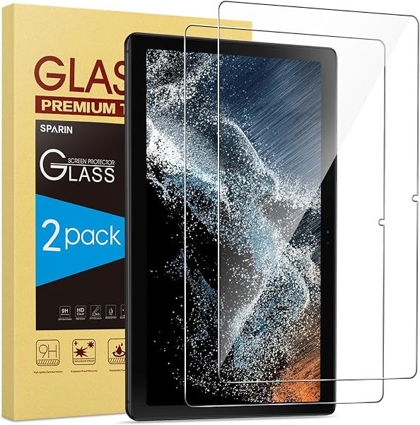 SPARIN 2 Pack Screen Protector for Samsung Galaxy Tablet 8.7Inch/12.4 Inch/13.1 Inch/14.6 Inch