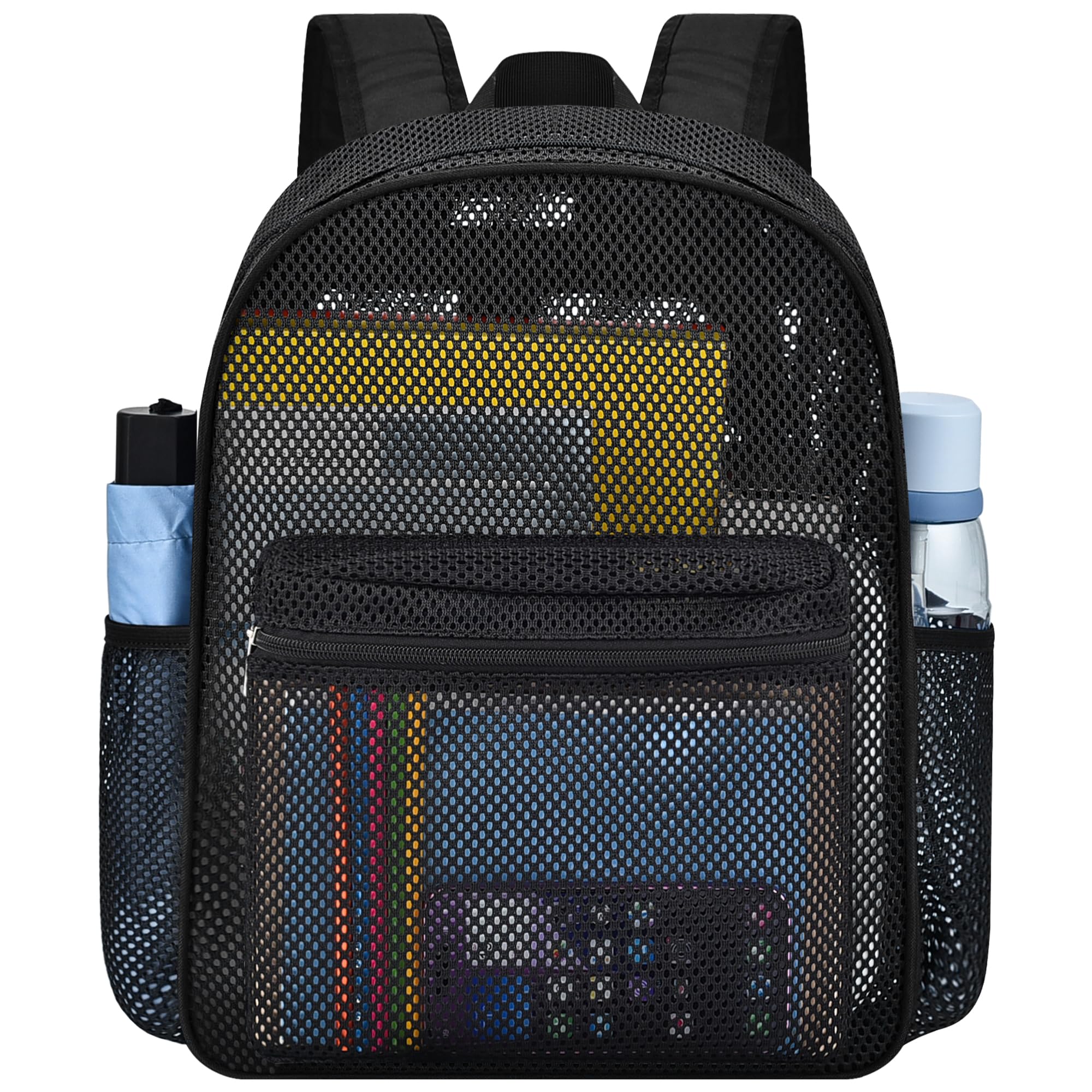 Oraben Duty Mesh Backpacks for Adults School Backpack Mesh Bookbag for Swimming Work Outdoor Diving Backpack Carry Portable