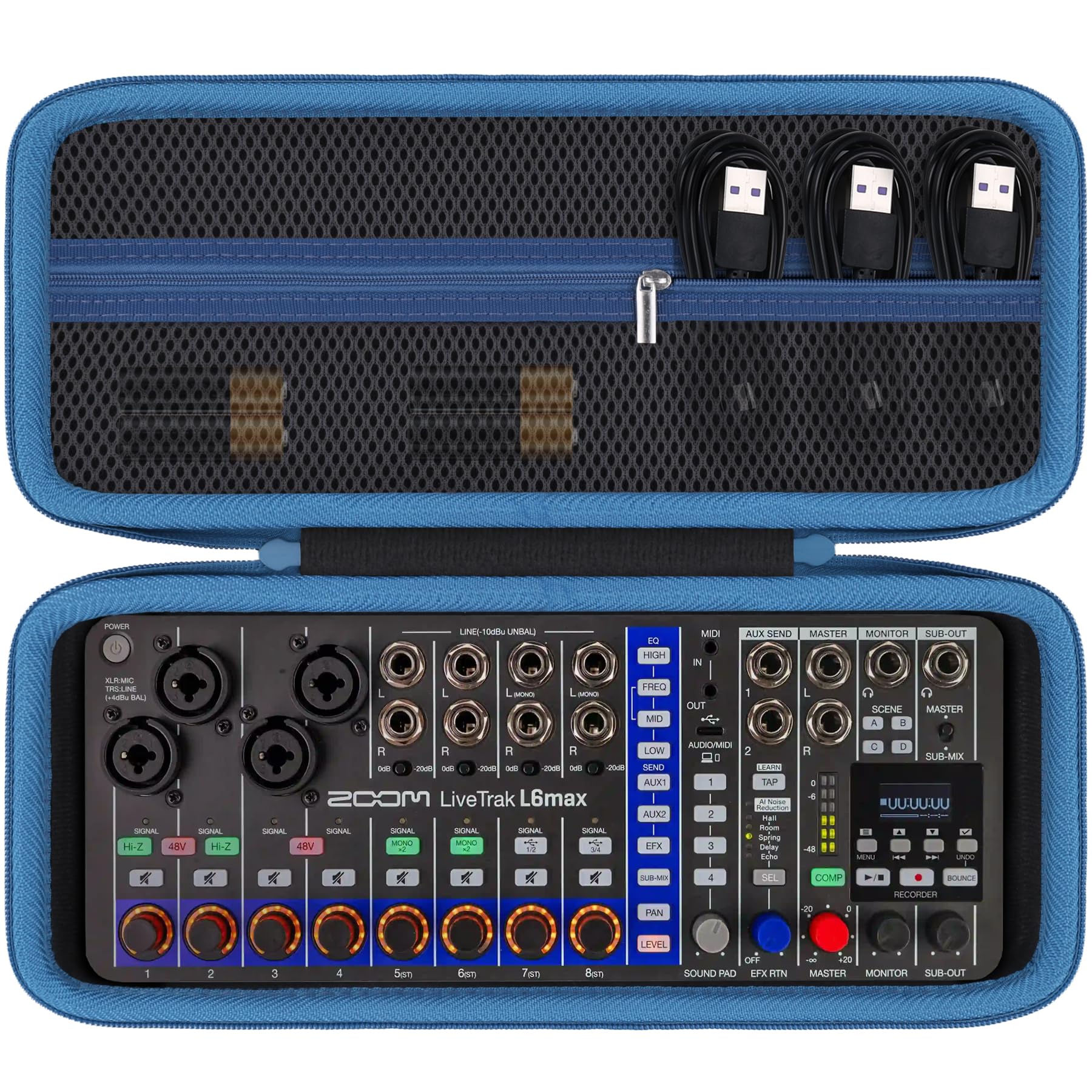 Amazon.com: co2CREA Hard Case for Zoom LiveTrak L6max Digital