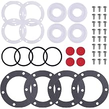 4 Pack 3595999 Hub Cap Window Cover Kit for 3434024 Hub Caps 359-5999 Hubcap Oil Window with Plugs and Gaskets Replace for Stemco 343-4024