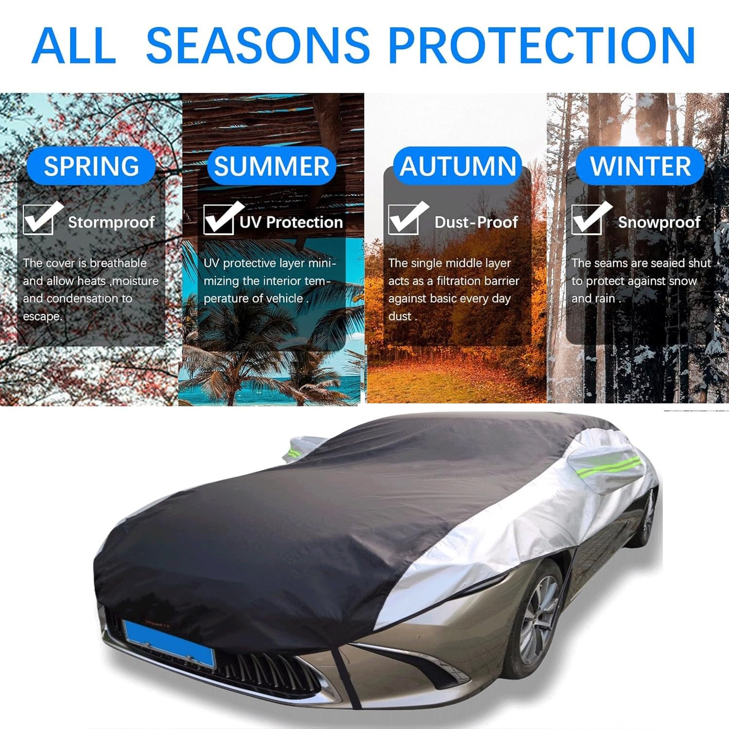 ミニカントリーマン用の完全な屋外カバー,スノーカバー,防水,防塵,外装,日よけ,カーアクセサリー Amazon.co.jp: MINI カントリーマン 2017-2024 用車カバー、、屋外防水