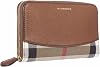 Cartera de cuero BURBERRY House Check Sartorial - ocre marrón 5