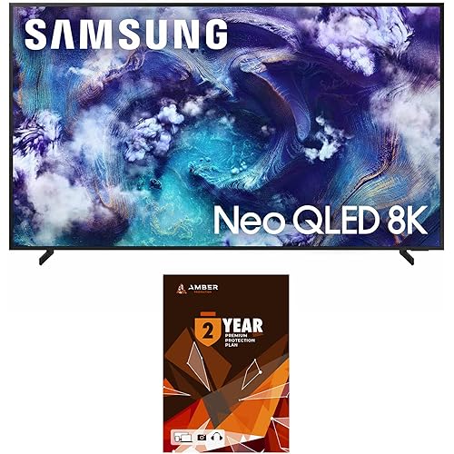 SAMSUNG QN65QN900FFXZA 65 Inch Neo Quantum HDR 8K Pro QLED Smart TV with 2 Year Amber Protection Plan (2025)