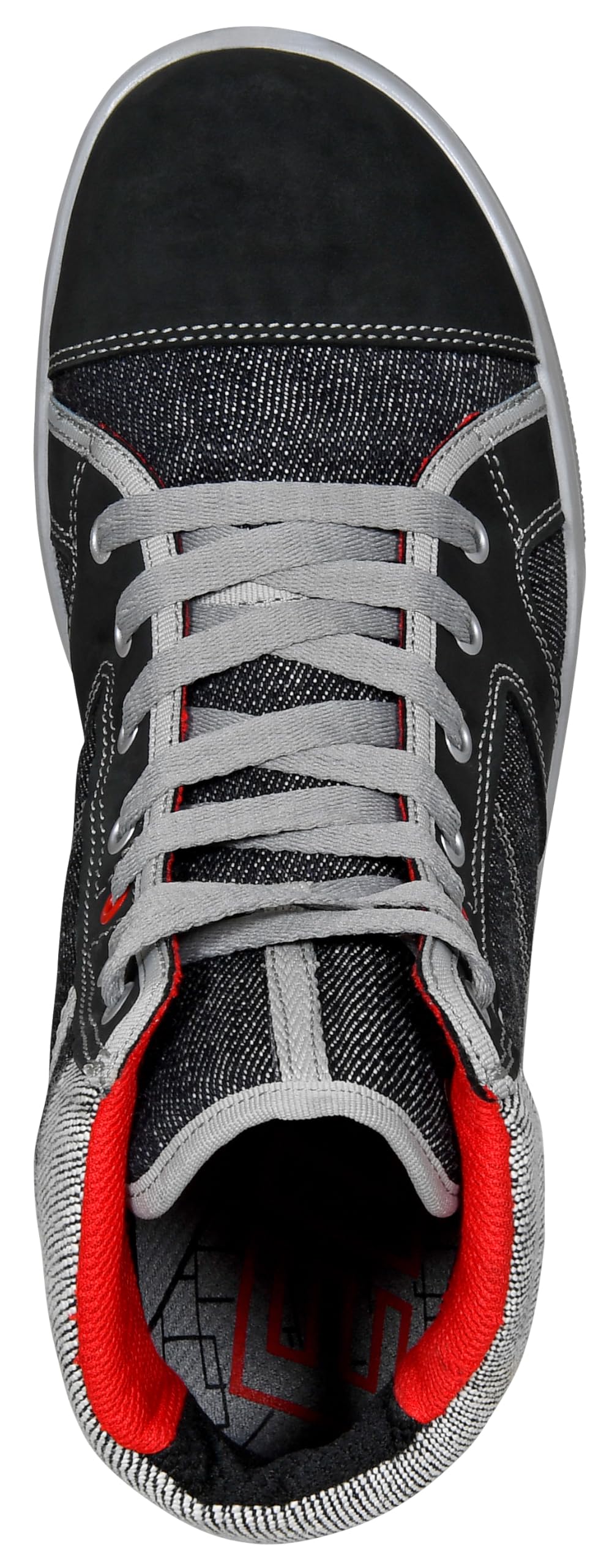 ELTEN Sicherheitsschuhe SENSATION Mid ESD S2, Damen und Herren, Leder/Textil, Stahlkappe, leicht, sportlich, Schwarz, Größe: 42