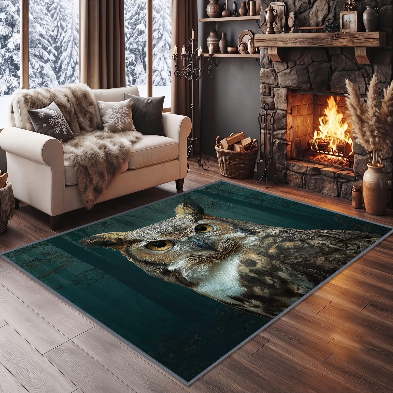 Alfombra infantil de pelo corto lavable 60 x 90 cm para decoración del salón