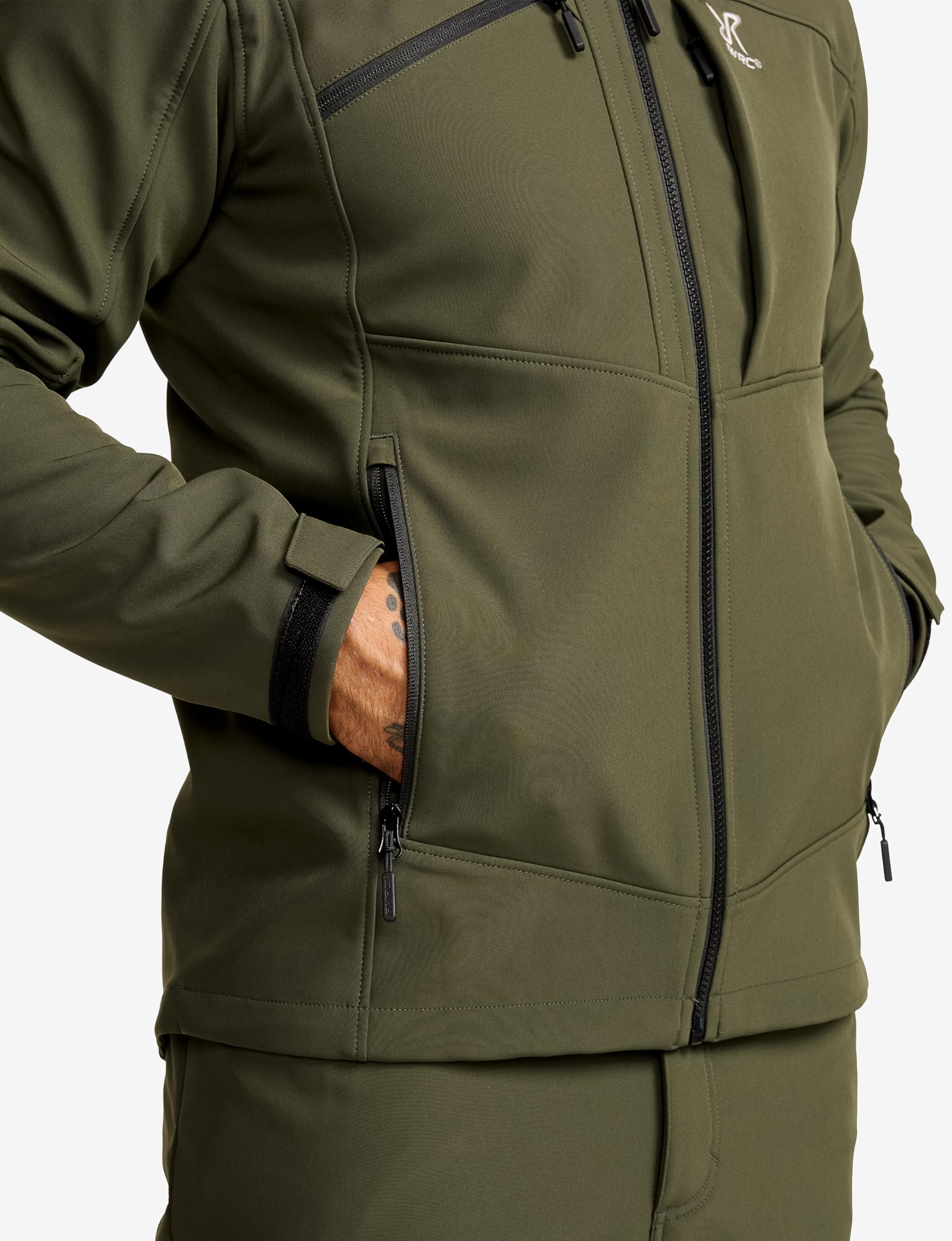 RevolutionRace Hiball Softshell Jacket para Hombre, Chaqueta de Exterior para Senderismo