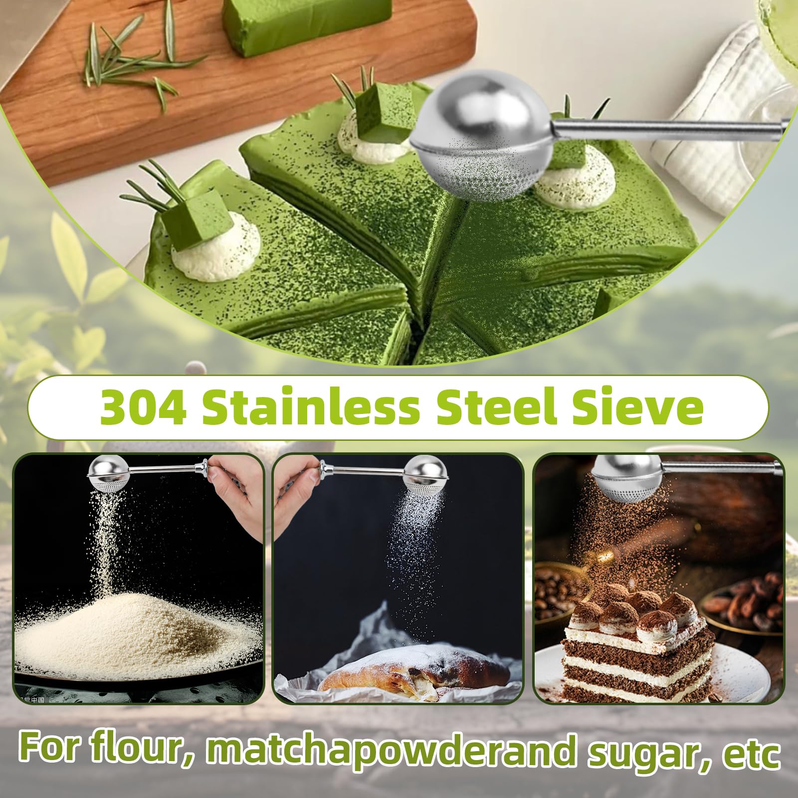 4 Piezas Infusor de Té Acero Inoxidable 304, Pinzas para Té, Reutilizable, Bolas de Té con Agujeros Totales, Colador de Tea en Forma de Bola, Bola de Filtro de Tea con Mango Telescópico