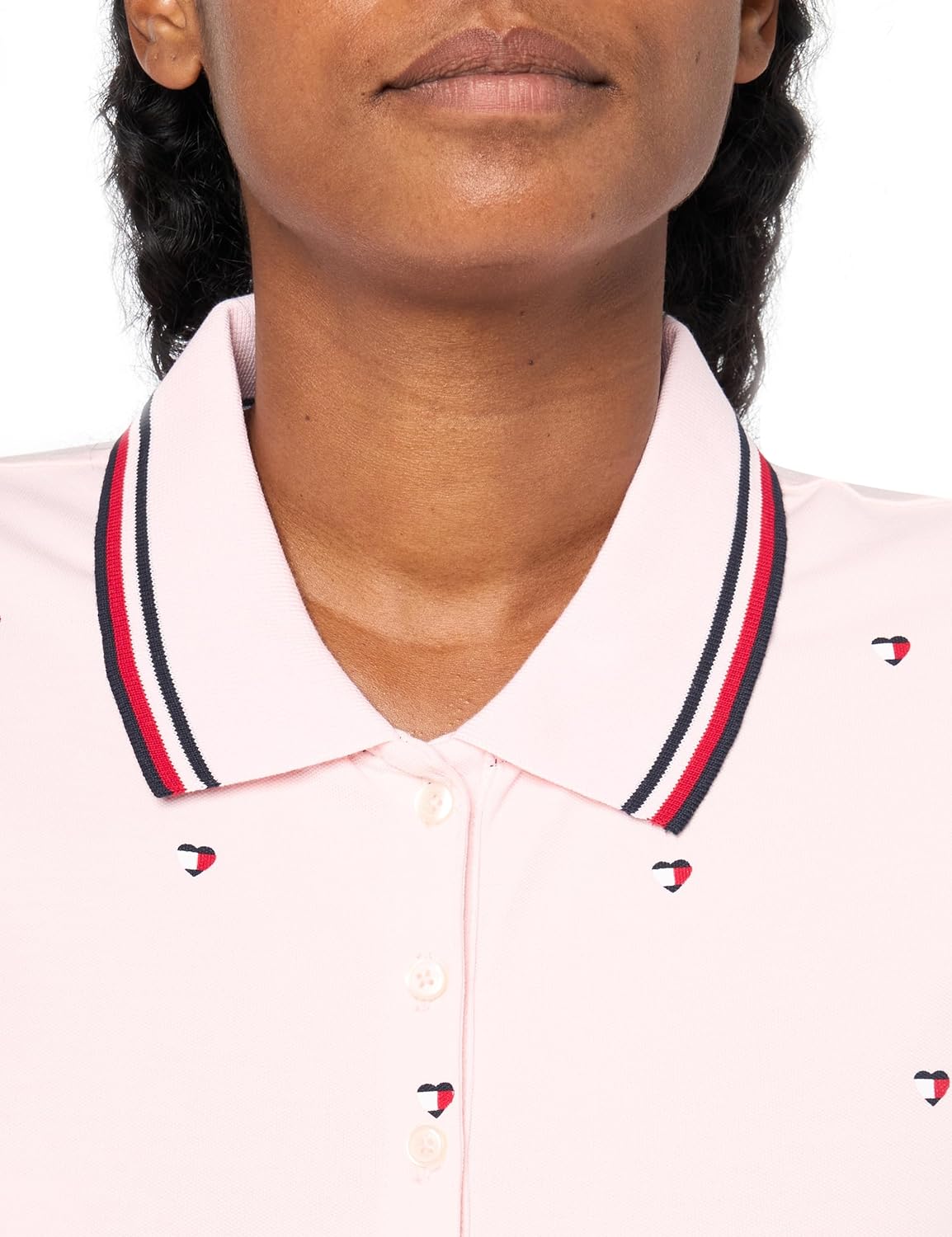 Tommy Hilfiger Womens Tommy Hilfiger Women's Polo Tee - Image 3