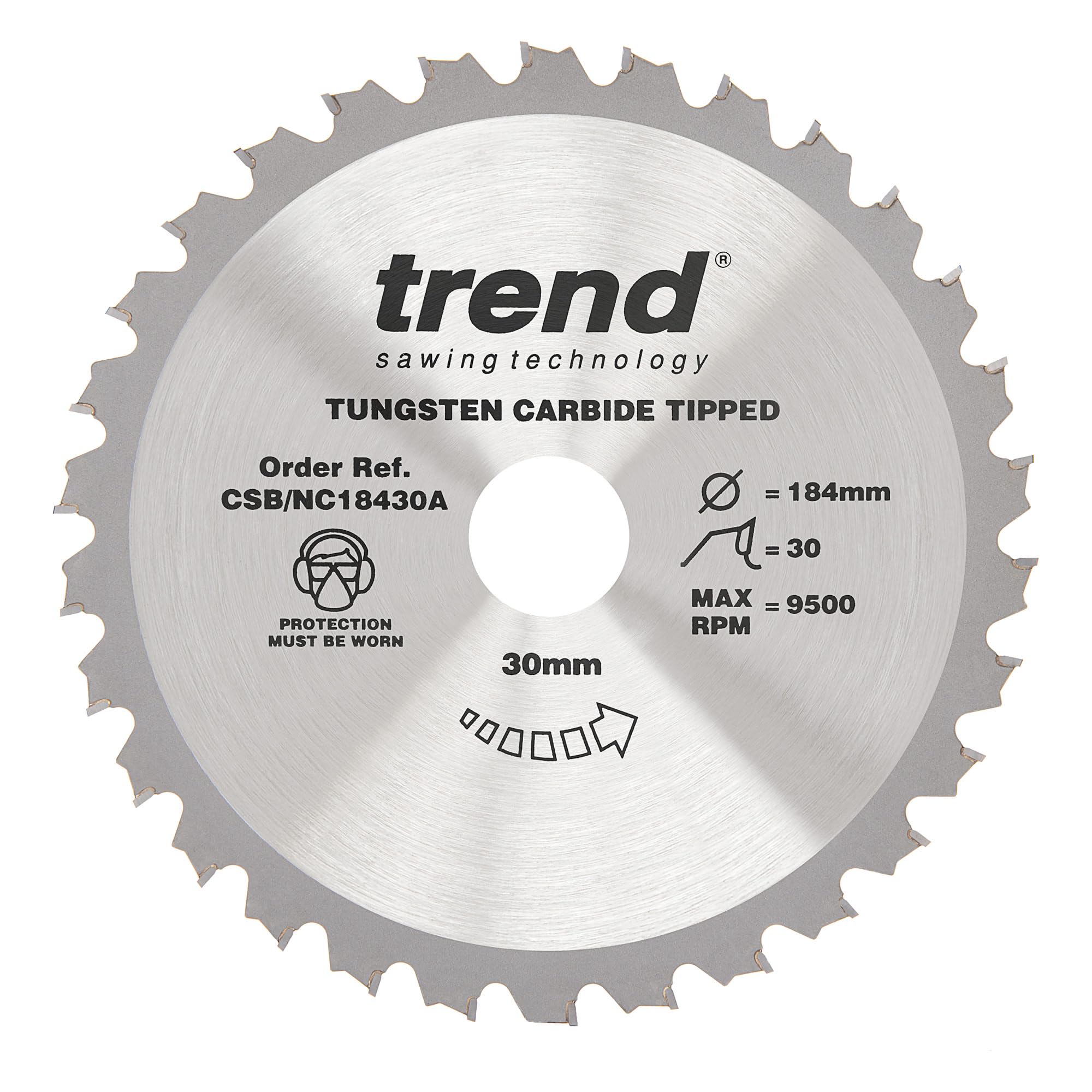 Trend CRAFTPRO Nail Cutting Saw Blade 184mm 30T 30mm