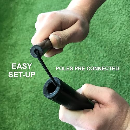 Miniatura 3 de QuickPlay Portería de balonmano portátil con base ponderada basada en la tecnología KICKSTER configuración rápida