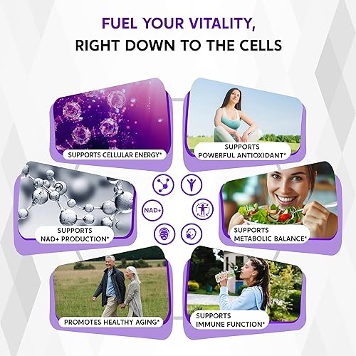 Miniatura 4 de RESVERATROL Suplemento de 6,320 mg  Mezcla natural 18 en 1 con NAD + cardo mariano astrágalo Rhodiola Gotu Kola Arándano  150 unidades  Hecho y