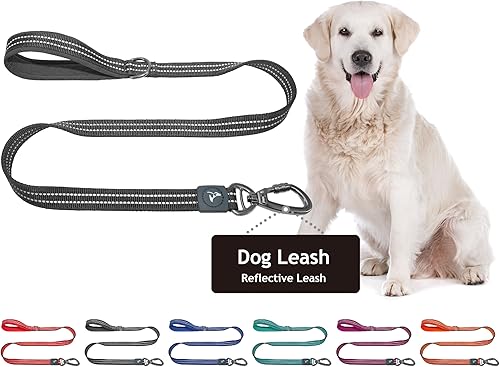 KZV5048-05S Correa de gancho de bloqueo de clic reflectante de 4 pulgadas de largo, resistente, correa de seguridad de nailon segura con clip de