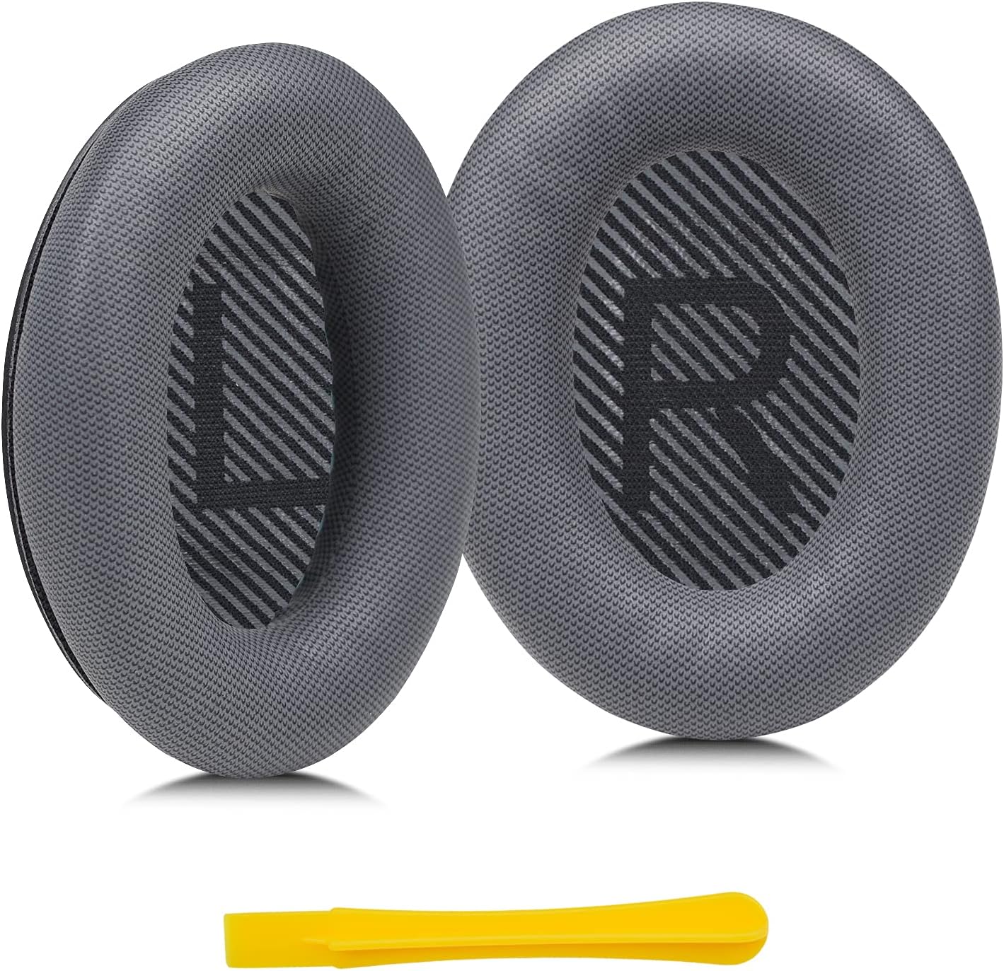MOLGRIA QC45 Ear Pads Cushion, Replacement Scaly Figure Earpads for Bose Quiet Comfort QC45 QC 35 II QC35 QC35ii Headphones(Dark Grey)