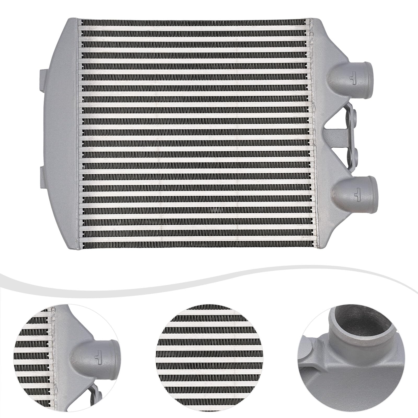 Chłodnica turbiny Uniwersalny aluminiowy intercooler, rdzeń 78x40cm do silników z turbodoładowaniem i pojazdów