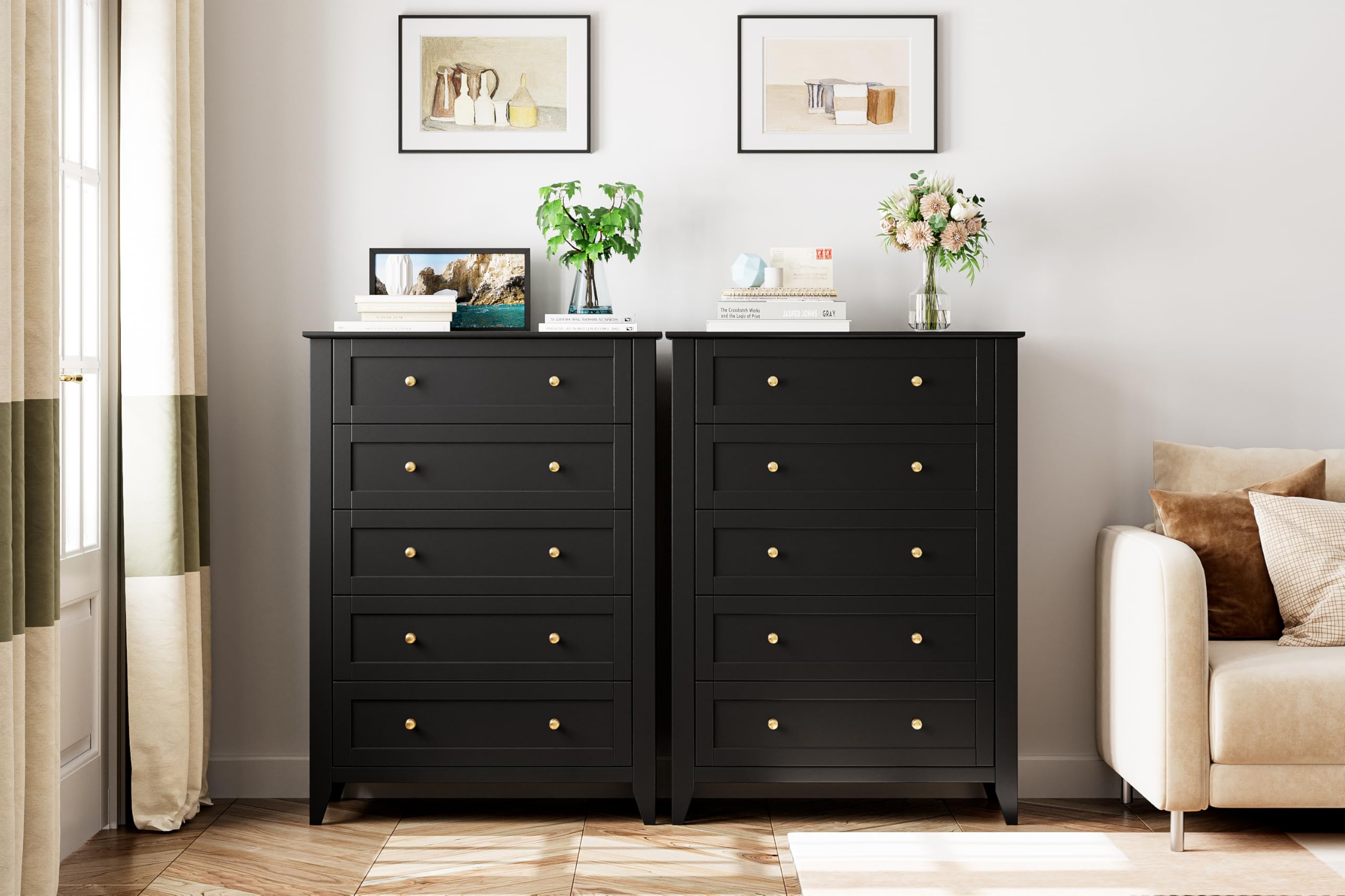 tall black dresser with deep drawers Elyse Glitter Strapless Gown