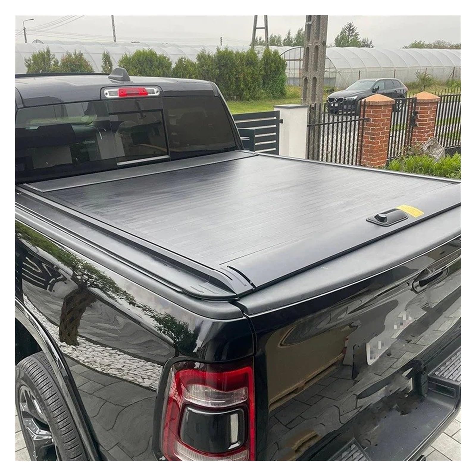 Coffre Cover Couvre-tonneau Rigide à enroulement arrière pour Dodge pour Ram 1500 2000-2025. RéTractable ÉTagèRe ArrièRe(Manual Lock 1)