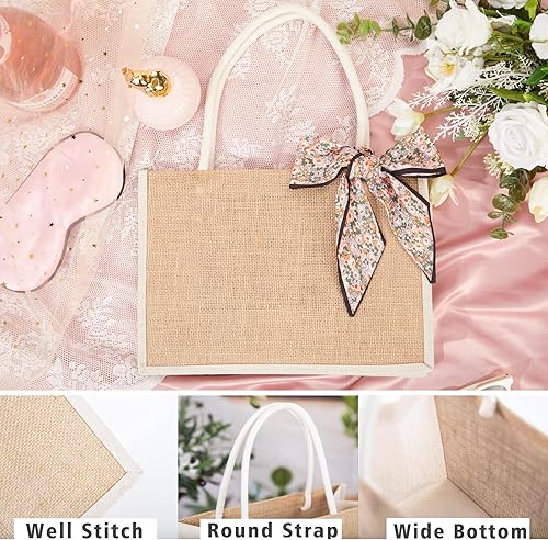 Miniatura 7 de Flycalf Bolsas de mano de boda personalizadas, regalos para dama de honor, verano, playa, niñas, viaje, despedida de soltera, reutilizable, bolsa de