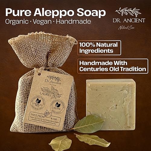 Vista 19 de Barra de jabón de leche de burro orgánica, natural, tradicional, hecha a mano, antienvejecimiento, humectante, absolutamente sin productos químicos