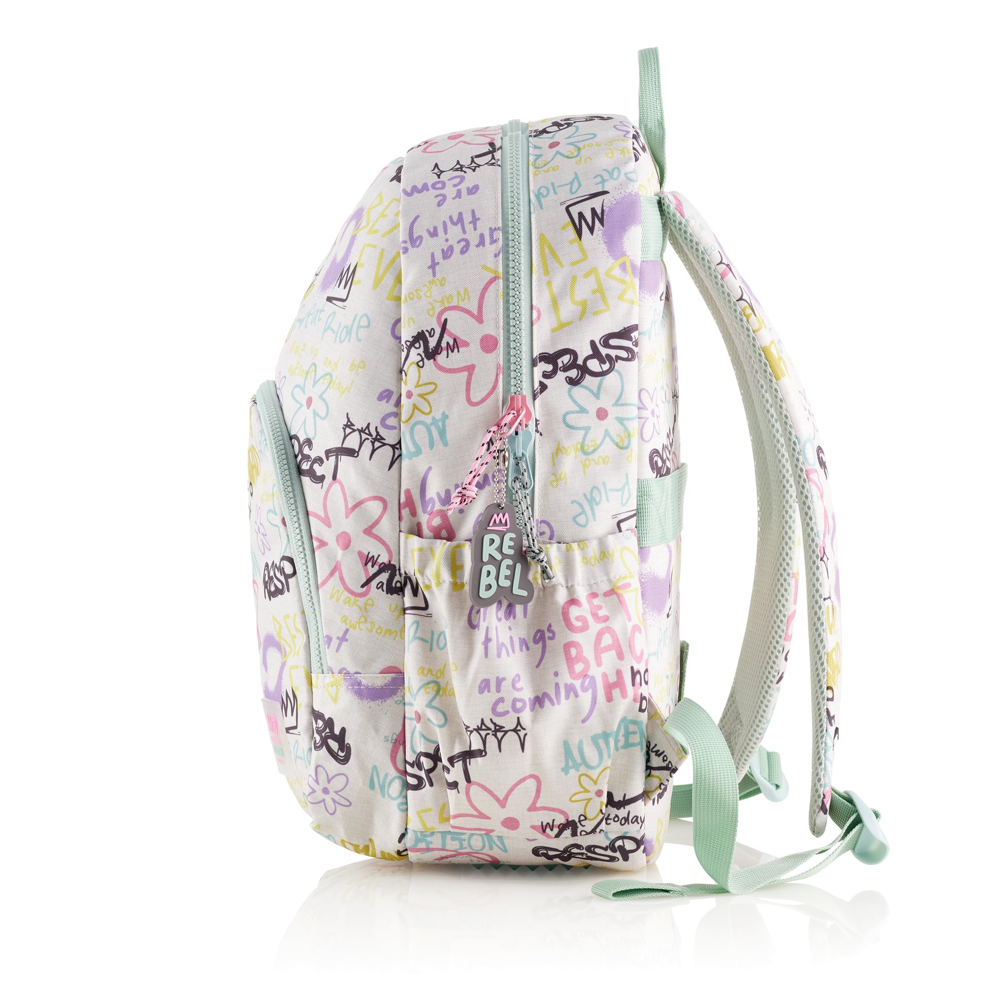 Miquelrius Mochila Doble Roma Recicl Rebel, Zaino Doppio Riciclato Unisex-Bambini e Ragazzi, Multicolore, 400 x 280 x 160 mm