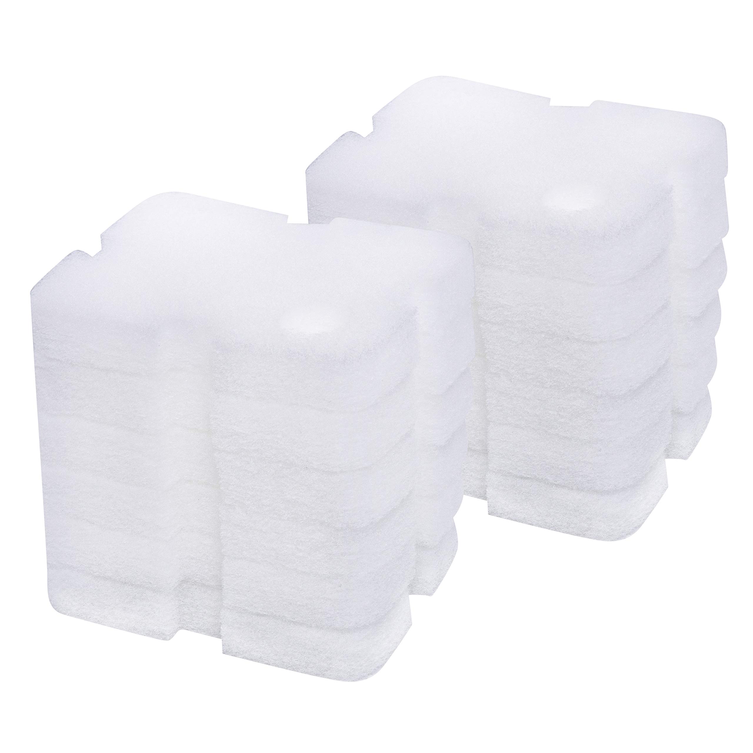 Compatible en Mousse Floss Coussinets Remplacement Convient pour Cascade 500 GPH Canister Filtre pour Aquariophilie (Paquet de 12)