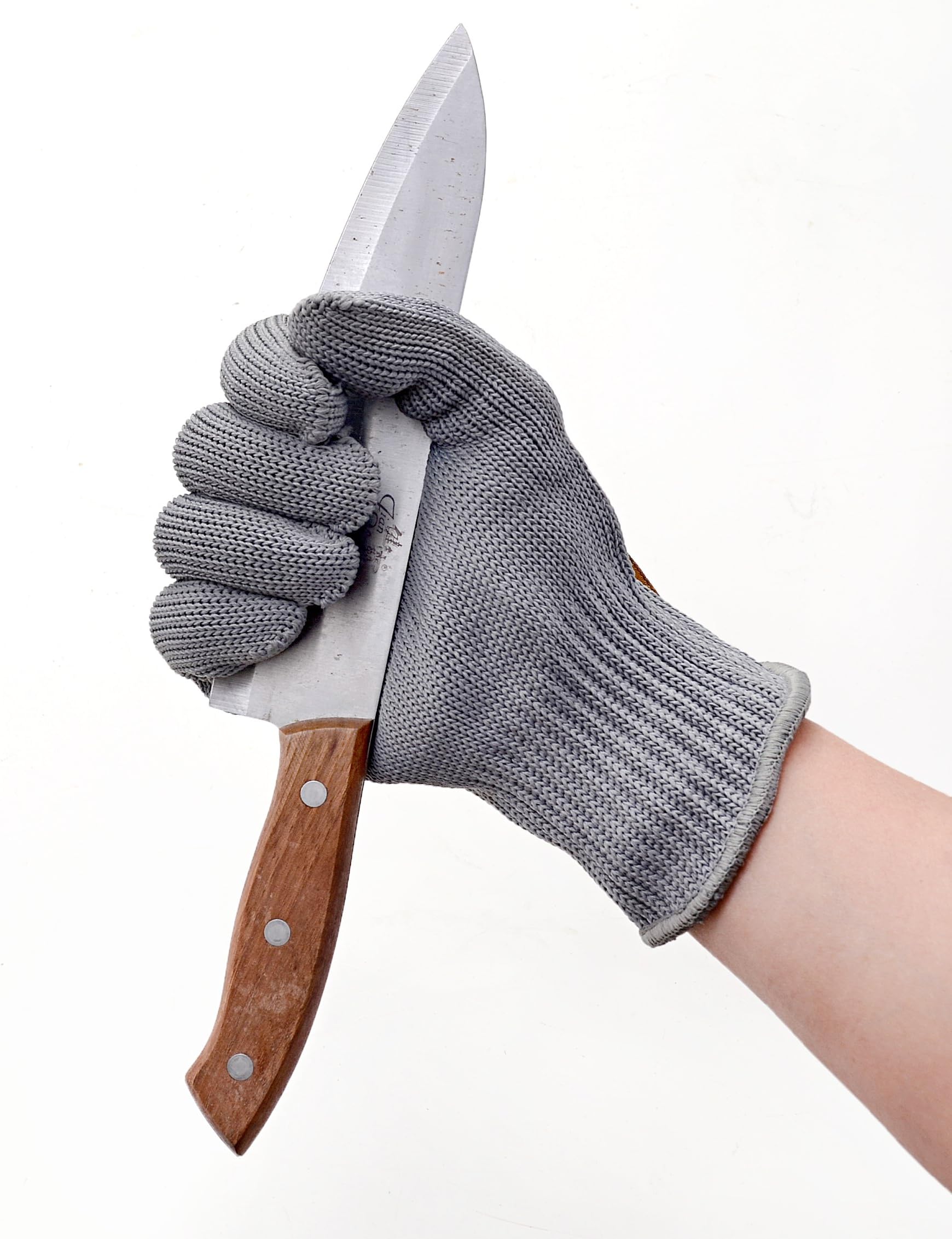 Armors Gloves Cut-resistant Gloves Level 5 Protection Stainless Steel Wire Mesh Gloves, 1 Pair of Gray