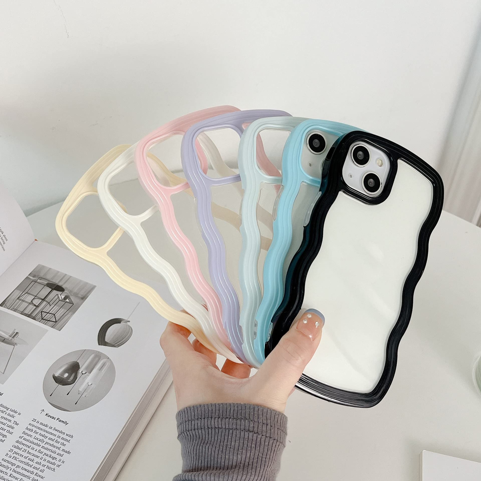 Custodia progettata per iPhone 14 Max, custodia in silicone