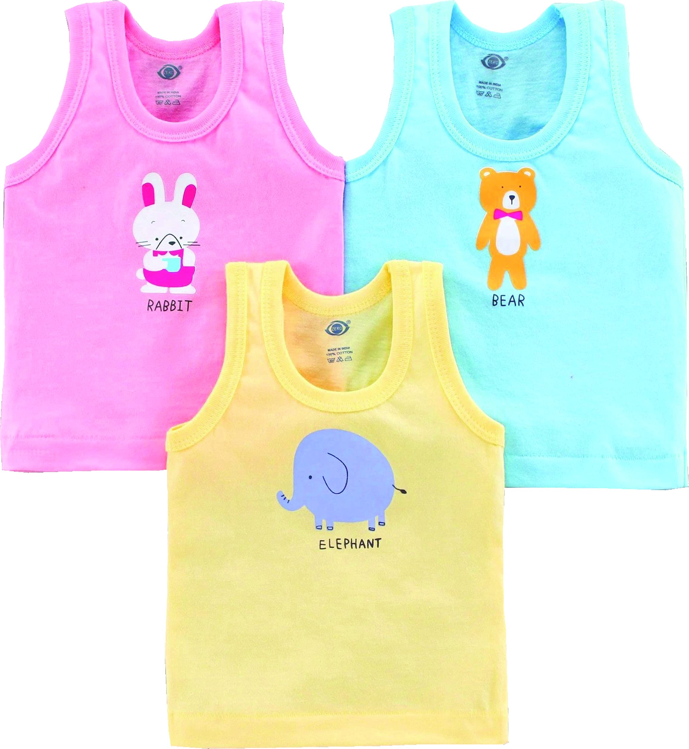 Cucumber Newborn Baby Pure Cotton Printed Innerwear Banyan Kids