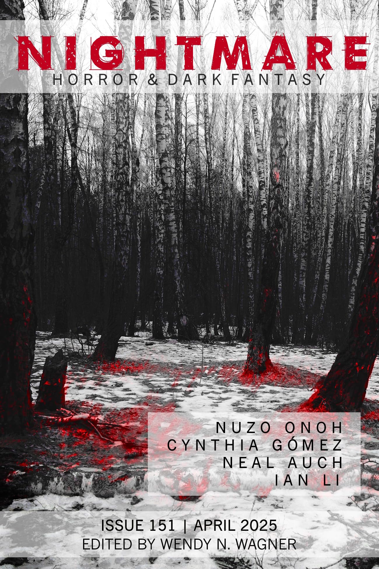 Cover of Nightmare Magazine, April 2025