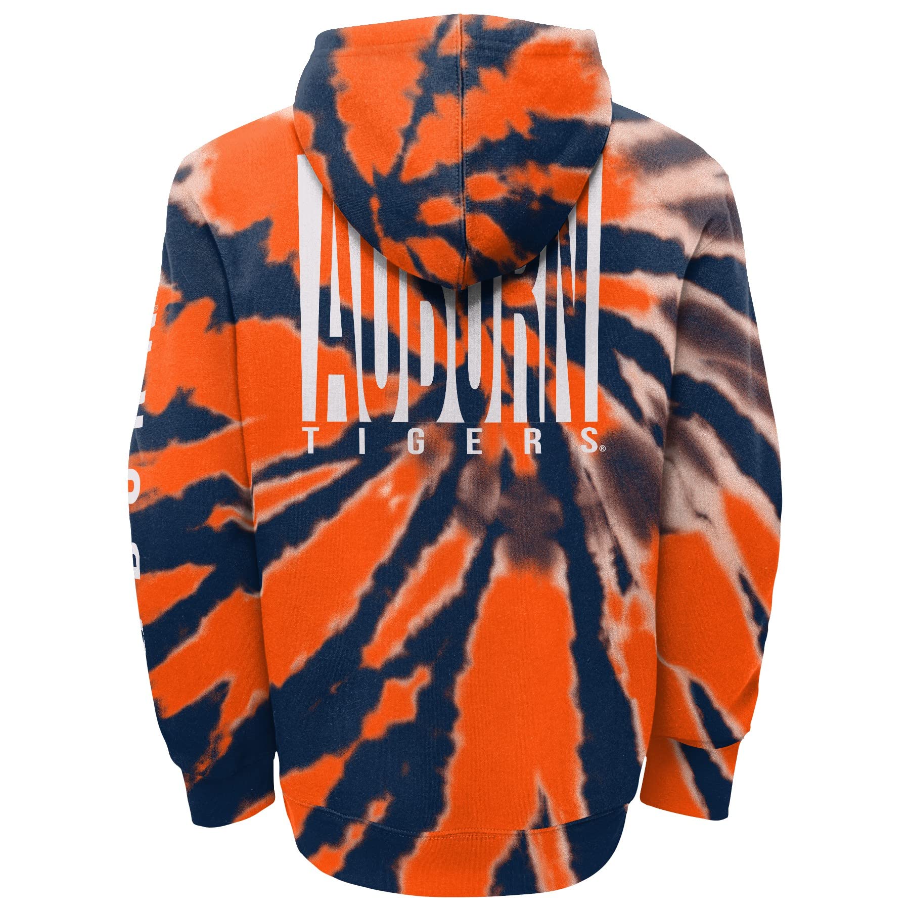 Outerstuff NCAA Boy's Youth (8-20) Tie Dye Pullover Fleece Hoodie, Auburn Tigers Large (14-16)