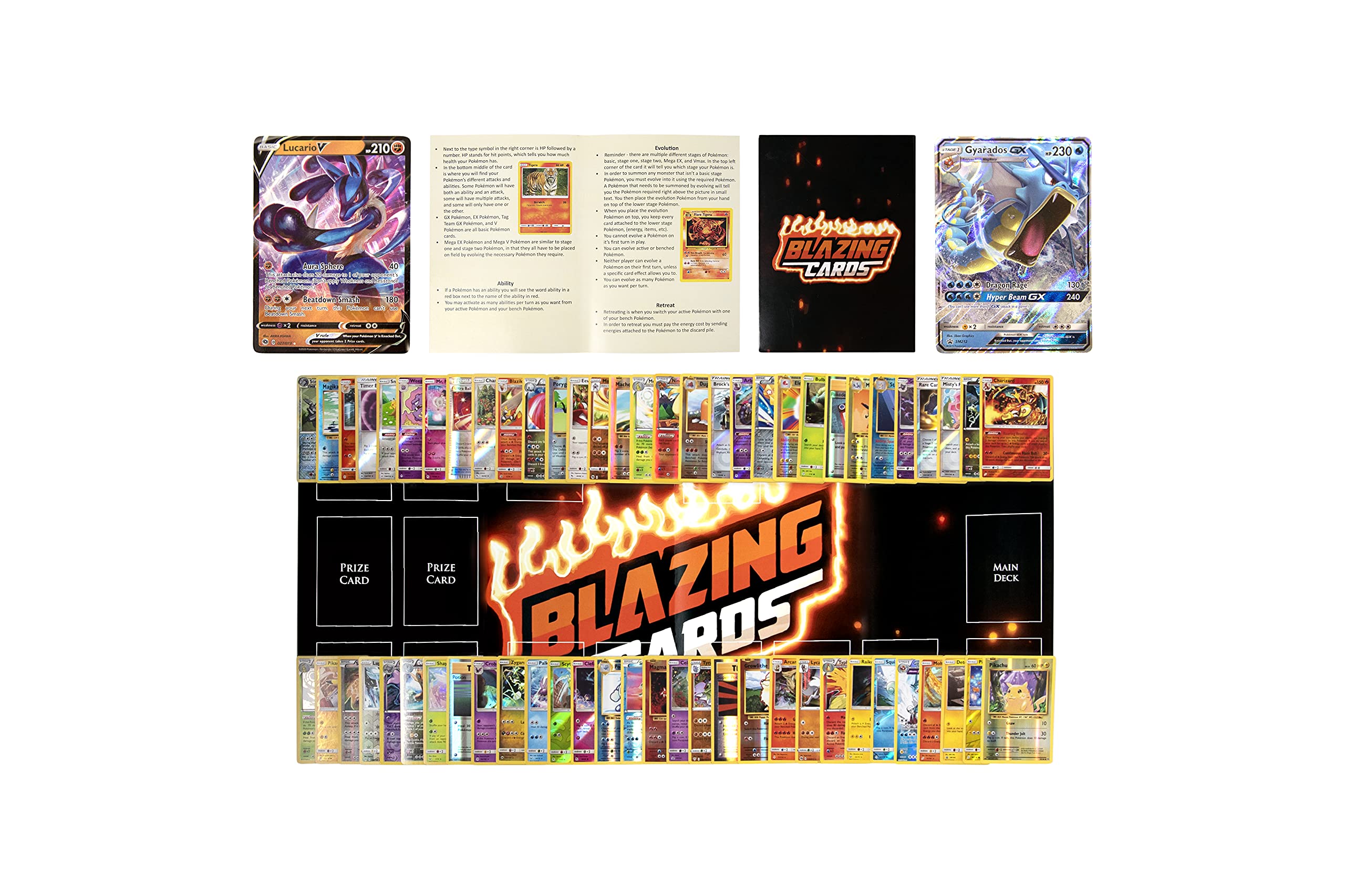 Buy 136 Pokemon Cards 1 Pokemon GX, VMAX, V 10 Holo Cards 2