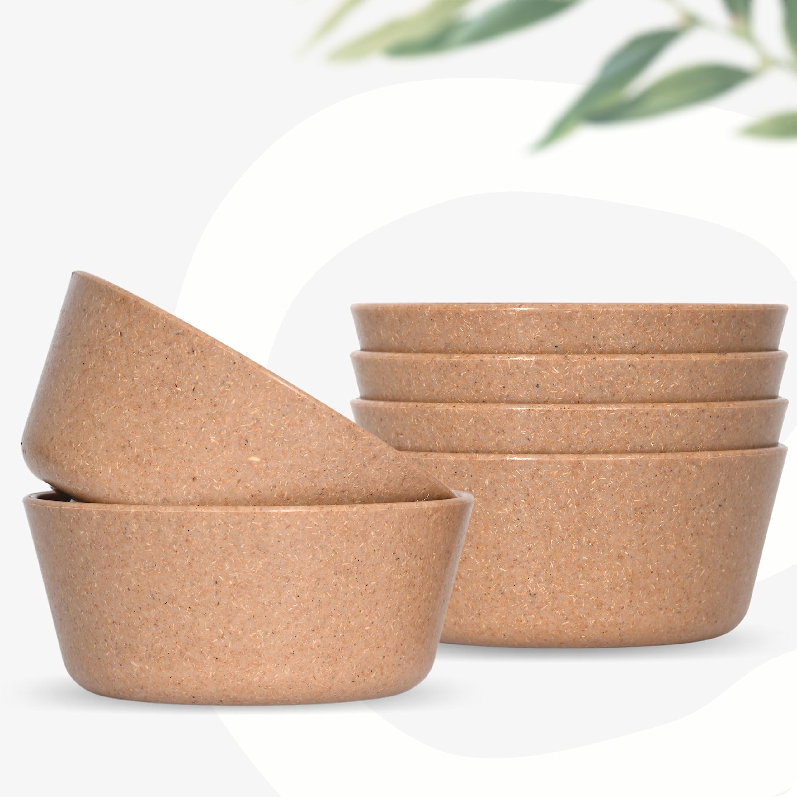 Eha Set Of 6 Earth-Friendly Small Curry Bowls For Kitchen|175 Ml|Made With Bamboo Fibers & Rice Husk|Microwave Safe Bowl|For Hot & Cold Serving Bowl Set|Tortilla, Beige (B0CB6CNZB5) Amazon Price History, Amazon Price Tracker