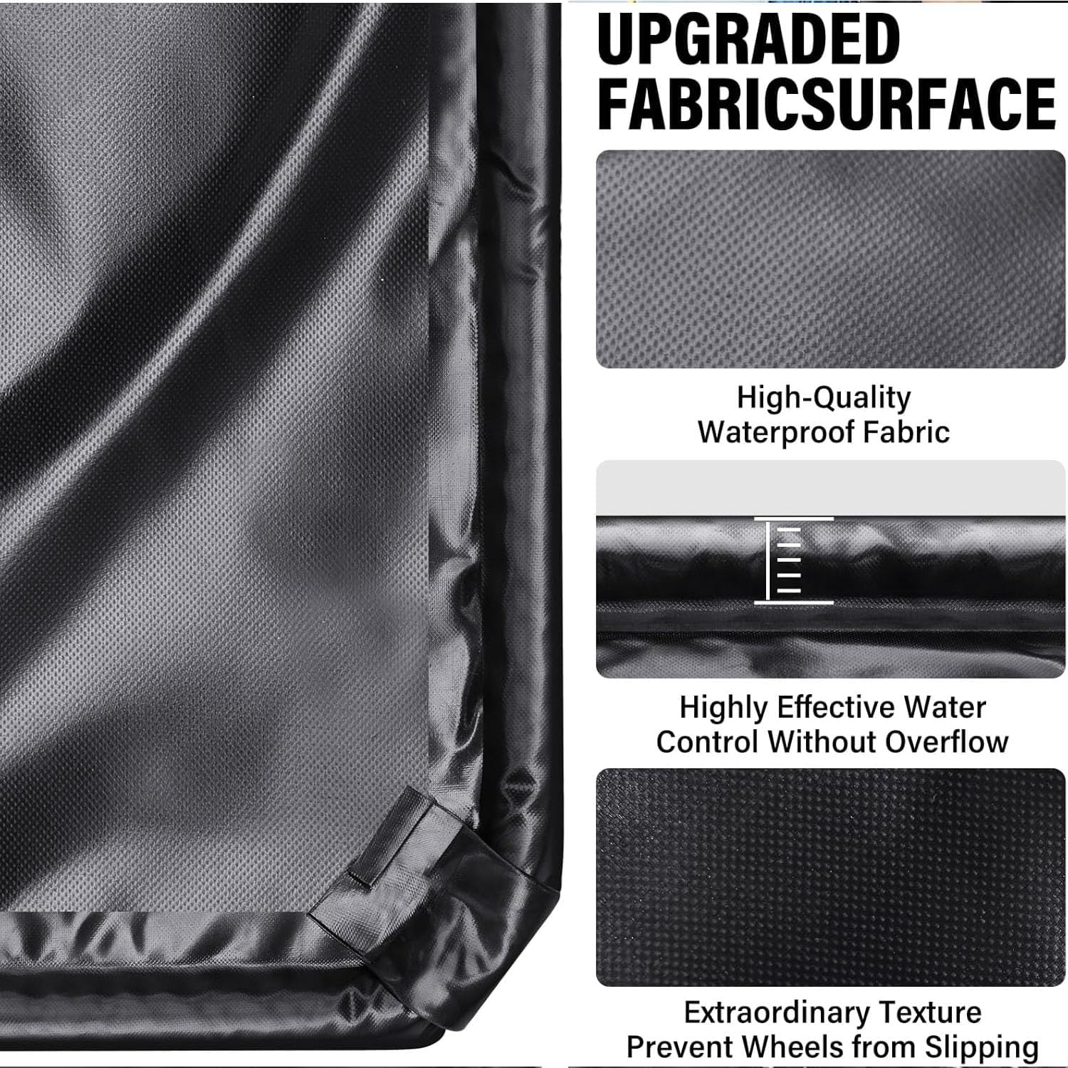 Heavy Duty Durable Containment Mat Waterproof Non-Slip Garage Floor Mat Easy to Clean and Install Garage Car Mat for Under Car Ideal for Home and Professional Use (8'6"W x 20'L)
