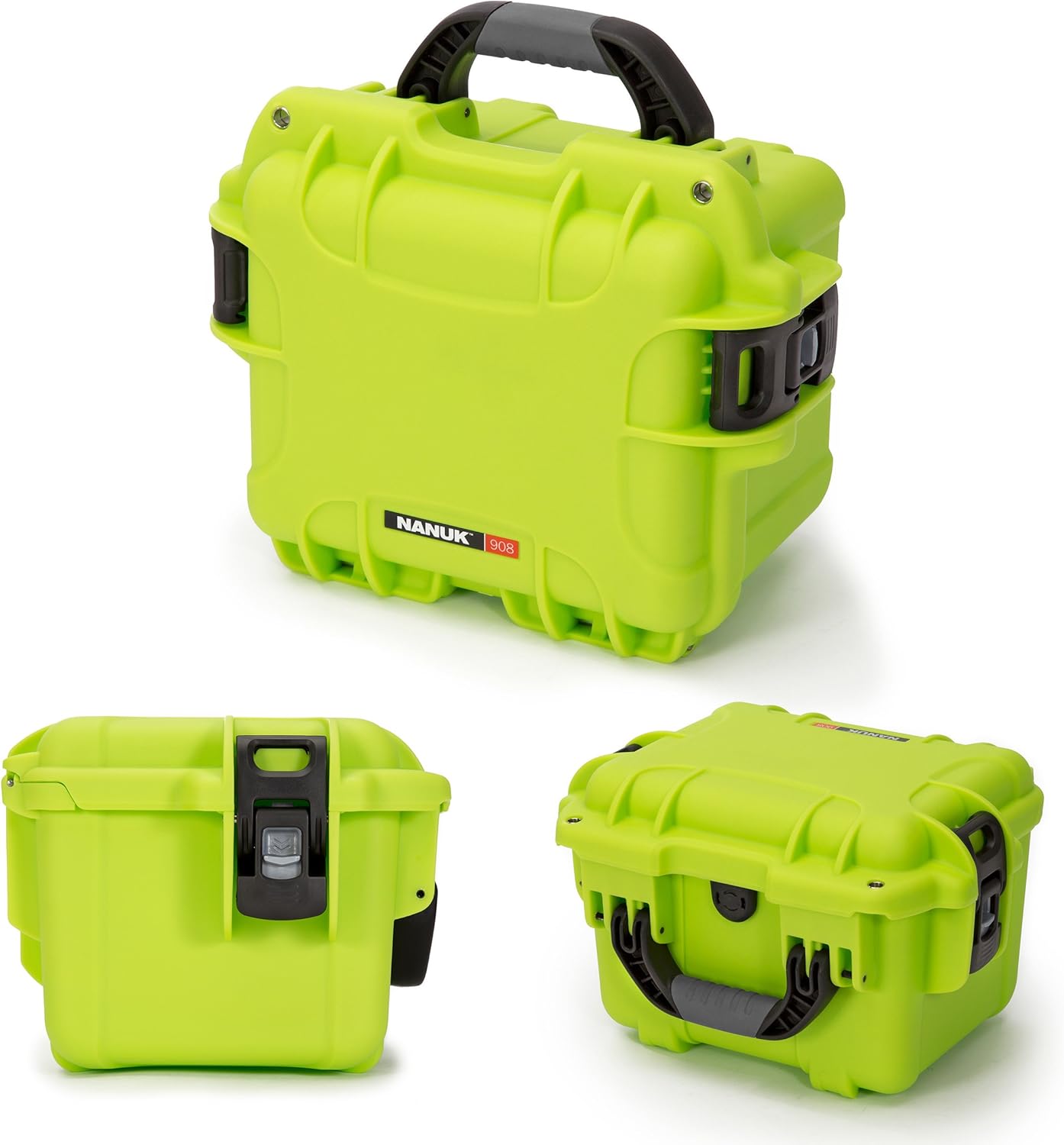 Nеw Prоduсt Nanuk 908 Waterproof Hard Case with Padded Divider - Lime