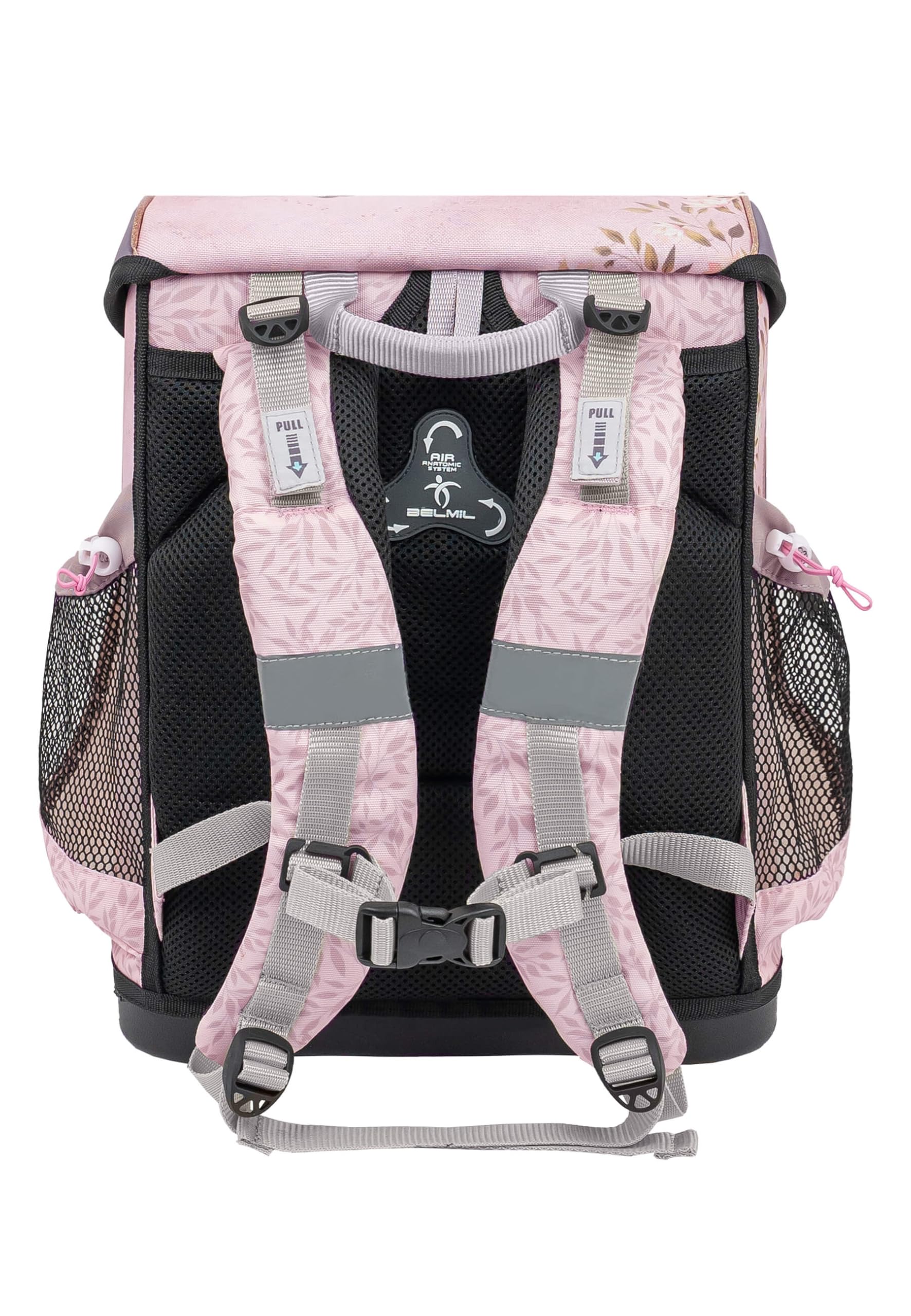 Belmil Mini-Fit Schulranzen Set 5-teilig mit extra Schlüsselanhänger (405-33AGS GRAT) (Horse Chestnut 2025)